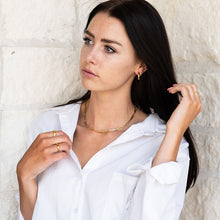 Load image into Gallery viewer, Classic Open Gold Hoop Earrings