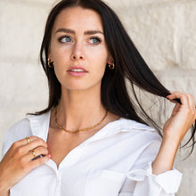 Load image into Gallery viewer, Classic Open Gold Hoop Earrings