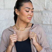 Load image into Gallery viewer, Acia Gold Huggie Hoop