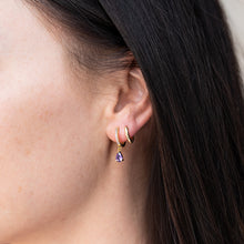 Load image into Gallery viewer, Dangly Gem Earrings