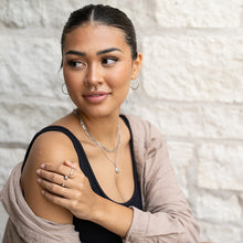 Load image into Gallery viewer, Classic Thin Silver Hoop Earrings