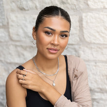 Load image into Gallery viewer, Classic Thin Silver Hoop Earrings