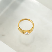Load image into Gallery viewer, Shanda Jeweled Gold Ring
