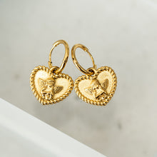 Load image into Gallery viewer, Angel Gold Earrings