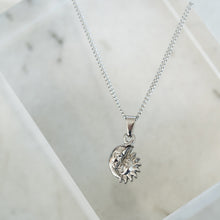 Load image into Gallery viewer, Moon Sun Pendant Necklace
