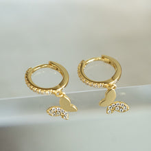 Load image into Gallery viewer, Dangly Butterfly Earrings