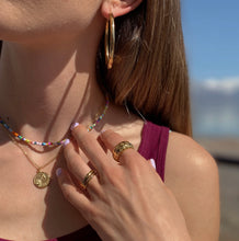 Load image into Gallery viewer, Classic Gold Hollow Hoops 2in.