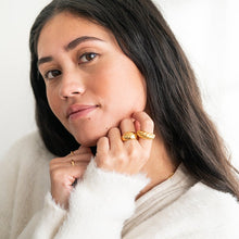 Load image into Gallery viewer, Shea Gold Dome Ring