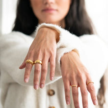 Load image into Gallery viewer, Shea Gold Dome Ring