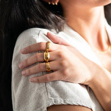 Load image into Gallery viewer, Shea Gold Dome Ring