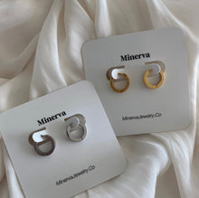 Load image into Gallery viewer, Taylor Huggie Hoops