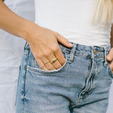 Load image into Gallery viewer, Anna Ribbed Gold Ring