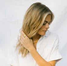 Load image into Gallery viewer, Anna Ribbed Gold Ring