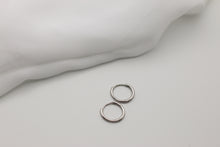 Load image into Gallery viewer, Silver Minimal Huggie Hoop Earrings