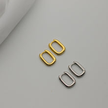 Load image into Gallery viewer, Nicole Tiny Square Hoop Earrings