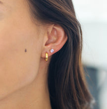 Load image into Gallery viewer, Taylor Huggie Hoops