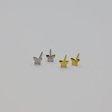 Load image into Gallery viewer, Tiny Butterfly Stud Earrings