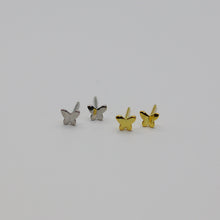 Load image into Gallery viewer, Tiny Butterfly Stud Earrings