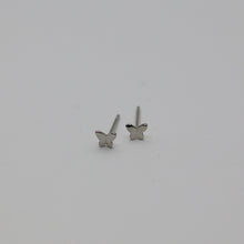 Load image into Gallery viewer, Tiny Butterfly Stud Earrings