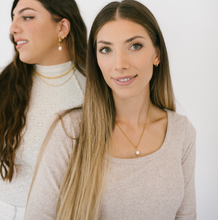 Load image into Gallery viewer, Minerva Hoop Huggie Gold Earrings