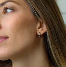 Load image into Gallery viewer, Taylor Huggie Hoops