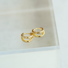 Load image into Gallery viewer, Eloana Gold Huggie Earrings
