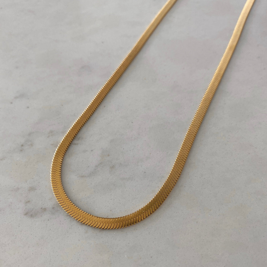 Snake Gold Necklace