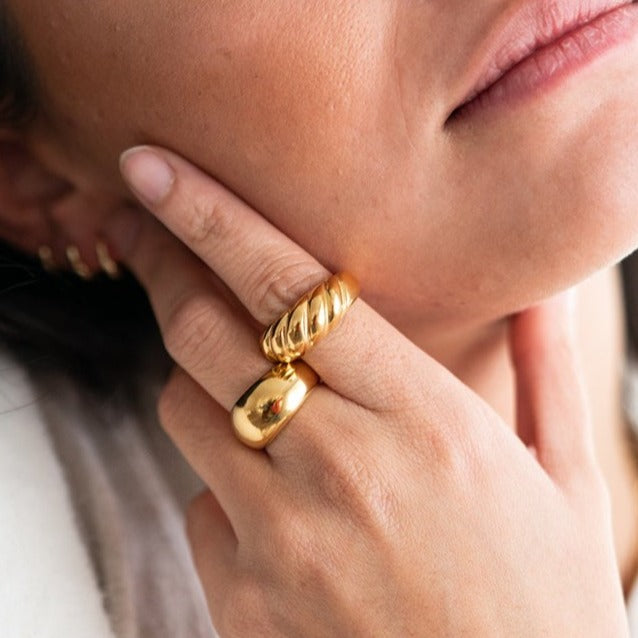 Shea Gold Dome Ring
