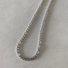 Load image into Gallery viewer, Figaro Silver Chain Necklace

